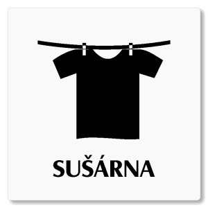 Sušárna, 80x80mm, bílá, Nevada